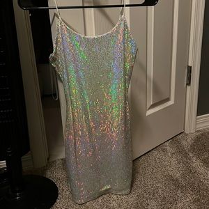 Sequin shiny dress